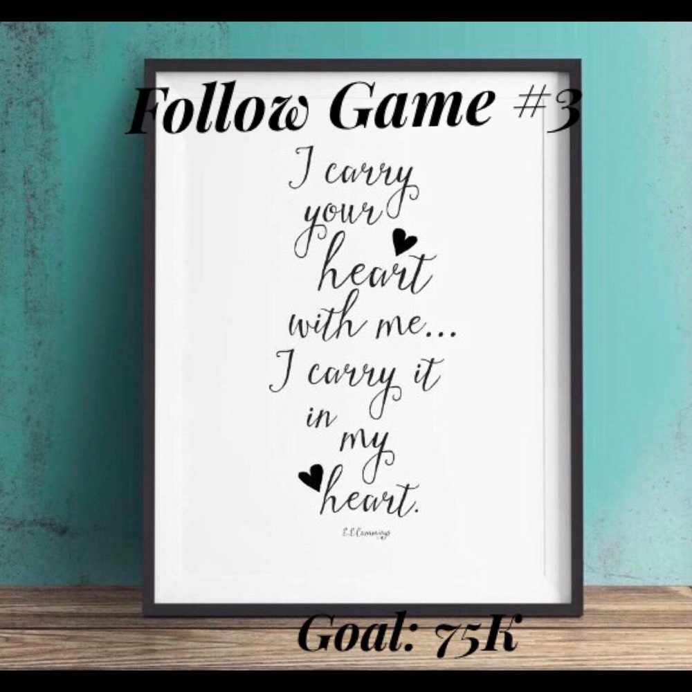 Come & follow new Followers! FOLLOW GAME #3